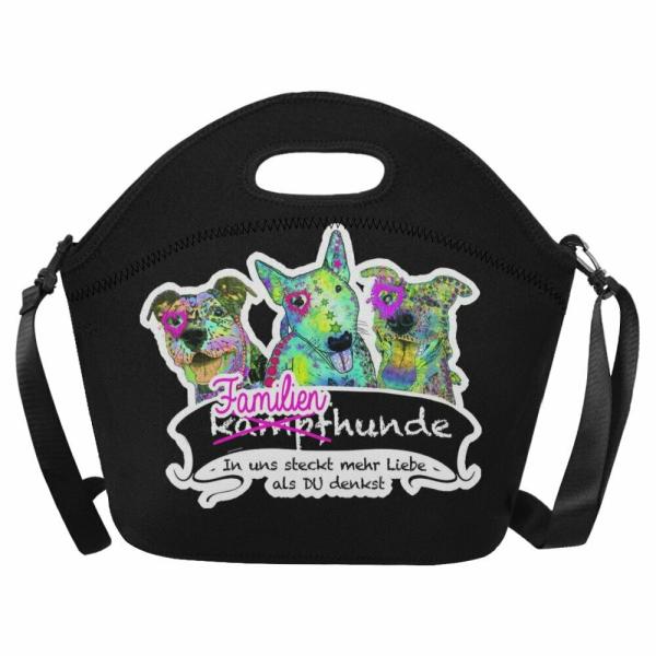 Lunchbag "Familienhunde Schwarz"