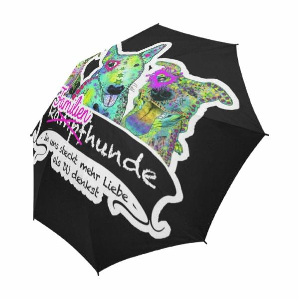 Regenschirm "Familienhunde Schwarz"